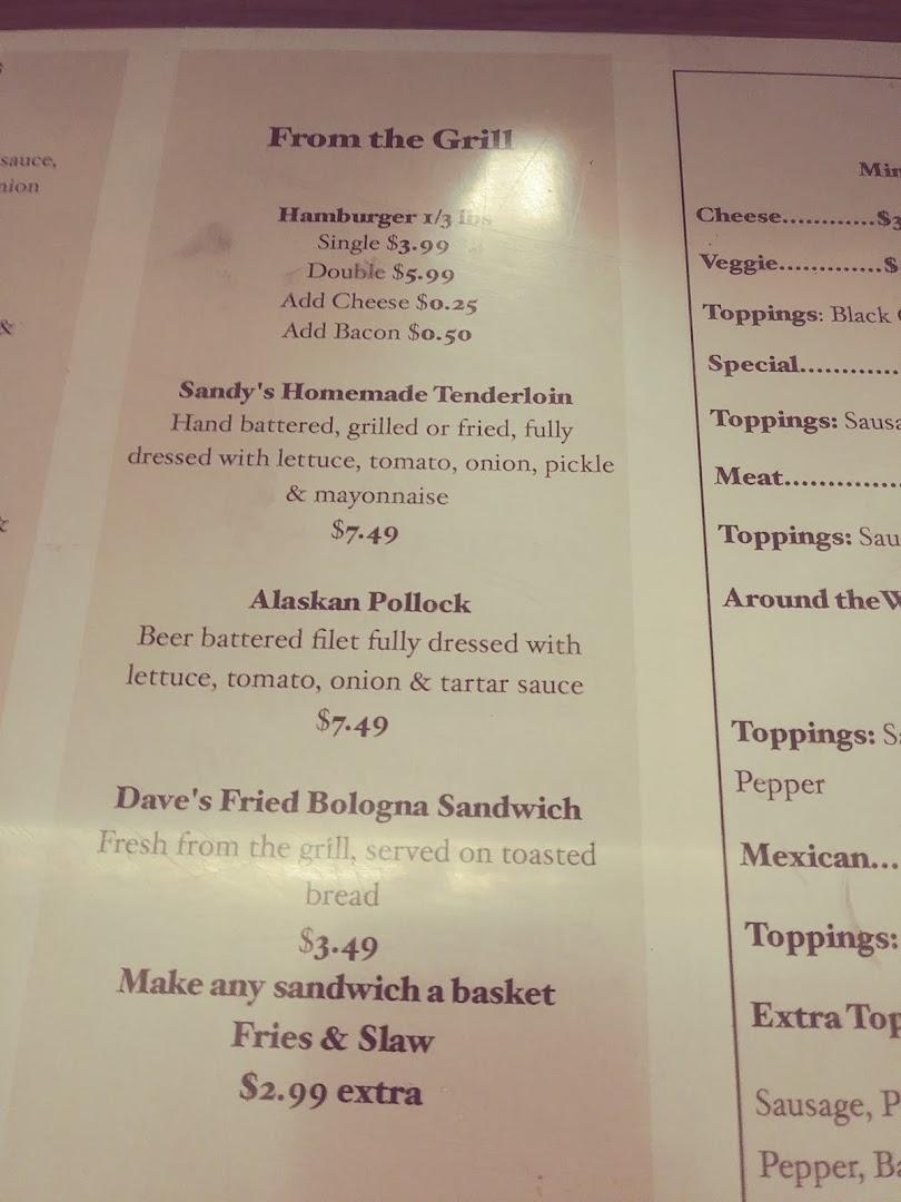 New Village Pizza Menu image 2